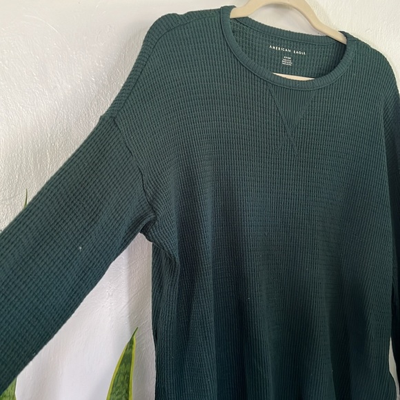 American Eagle Hunter Green Sweater - Picture 2 of 7